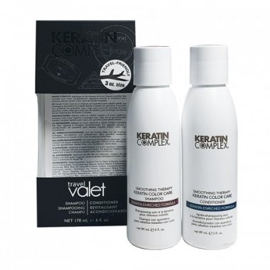 Keratin Complex Дорожный набор "Гладкость окрашенных волос" / Travel Valets Color Care (Shampoo/Conditioner)