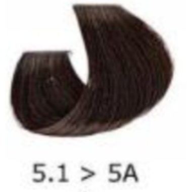 Artego  (Артего) 5.1 - 5A - светло-коричневый с пепельным оттенком. Стойкая крем-краска для волос ARTEGO IT'S COLOR, 150 мл