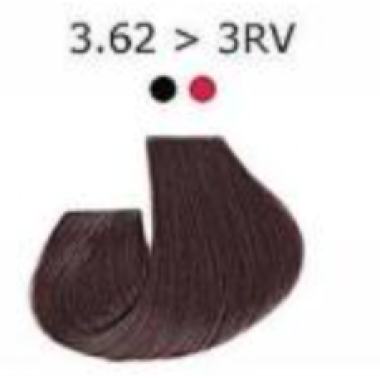 Artego  (Артего) 3.62 - 3RV - темно-коричневый с красно-фиолетовым отт. Стойкая крем-краска для волос ARTEGO IT'S COLOR, 150 мл