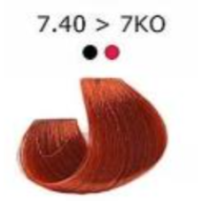 Artego  (Артего) 7.40 -7KO оранжевый блондин Стойкая крем-краска для волос ARTEGO IT'S COLOR, 150 мл