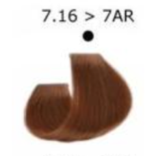 Artego  (Артего) 7.16 - 7AR - русый с красным пепельным оттенком Стойкая крем-краска для волос ARTEGO IT'S COLOR, 150 мл