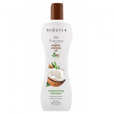 Biosilk Silk  - Шампунь для волос Organic Coconut Oil Moisturizing, 355 мл