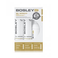 Bosley (Бослей) - Система для предотвращения истончения и выпадения волос Набор /Bosley MD BosDefense Color Safe Starter Pack, 2*150 + 100 мл