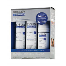 Bosley -  Система для истонченных неокрашенных волос Бослей Набор (шампунь, кондиционер, уход)/Bosley Воs Revive Starter Pack for Non Color-Treated Hair, 150 мл+150 мл+100 мл
