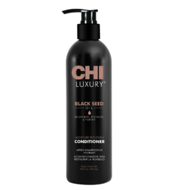 CHI  ( ЧИ) - КОНДИЦИОНЕР УВЛАЖНЯЮЩИЙ ДЛЯ МЯГКОГО ОЧИЩЕНИЯ LUXURY BLACK SEED OIL MOISTURE REPLENISH CONDITIONER, 739 мл