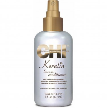 CHI  - Несмываемый увлажняющий   кондиционер KERATIN LEAVE IN CONDITIONER, 177 МЛ