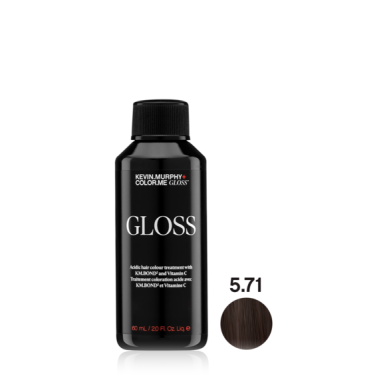 Color Me GLOSS  ( Колор Ми) 5.71 / 5chA LIGHT.BROWN.CHOCOLATE.ASH/Полуперманентный гелевый краситель c кислым pH (ГЛОСС ,ПОЛУПЕРМАНЕНТ )  60 мл
