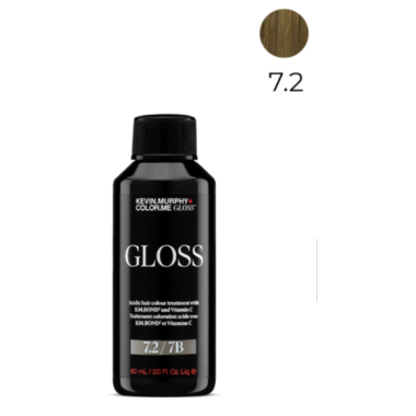 Color Me GLOSS   ( Колор Ми) 7.2 / 7B РОСКОШНЫЙ ЧИСТЫЙ БЕЖЕВЫЙ ФИНИШ Полуперманентный гелевый краситель c кислым pH (ГЛОСС ) 60 мл Новинка!