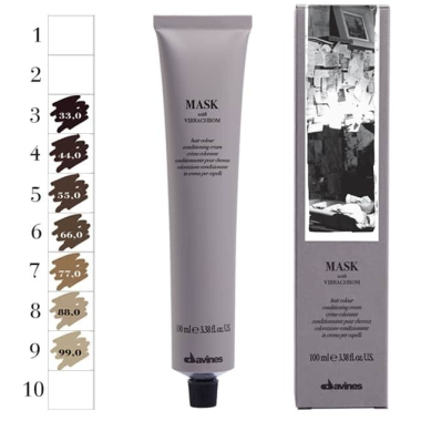Davines (Давинес) 44,0 Интенсивный средне-коричневый Краска для волос  (Mask c Vibrachrom), 100 мл