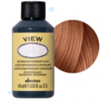 Davines (Давинес)  4,45  Медно-махагоновый средне-коричневый Деми краска  VIEW 60 мл