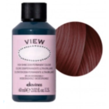Davines (Давинес)  4,56  Махагоново-красный средне-коричневый Деми краска  VIEW 60 мл