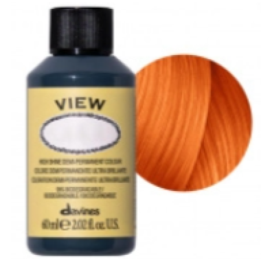 Davines (Давинес) 6,44 Интенсивно-медный темный блонд   Деми краска  VIEW 60 мл