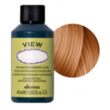 Davines (Давинес) 7,34  Золотисто-медный средний блонд   Деми краска  VIEW 60 мл