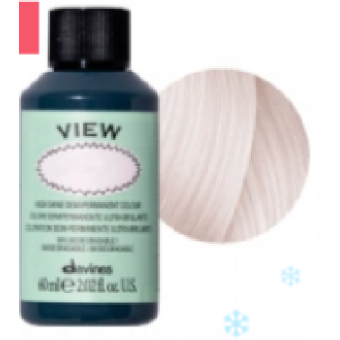 Davines (Давинес)  10,23  Ирисово-золотистый самый светлый блонд  Деми краска  VIEW 60 мл.