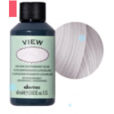 Davines (Давинес)  9,22   Интенсивно-ирисовый очень светлый блонд   Деми краска  VIEW 60 мл