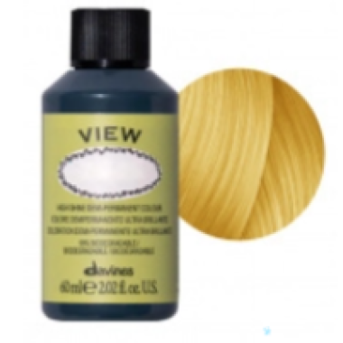 Davines (Давинес)  9,3   Золотистый очень светлый блонд   Деми краска  VIEW 60 мл