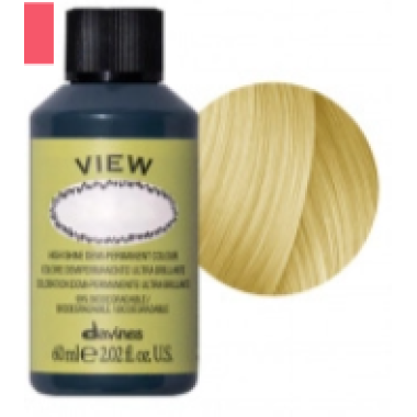 Davines (Давинес)  9,32   Золотисто-ирисовый очень светлый блонд   Деми краска  VIEW 60 мл