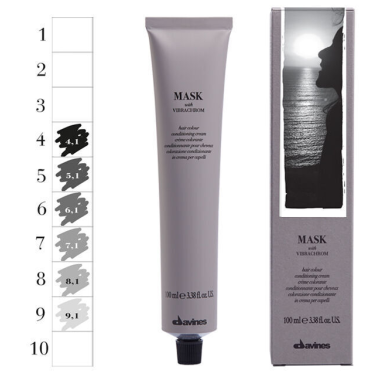 Davines (Давинес) 6,1 Пепельный темный блонд Краска для волос ( Mask c Vibrachrom), 100 мл Davines (Давинес) 6,1 Пепельный темный блонд Краска для волос ( Mask c Vibrachrom), 100 мл