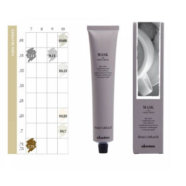 Davines (Давинес) 10,12 Пепельно-ирисовый самый светлый блонд Краска для волос ( Mask c Vibrachrom), 100 мл Davines (Давинес) 10,12 Пепельно-ирисовый самый светлый блонд Краска для волос ( Mask c Vibrachrom), 100 мл
