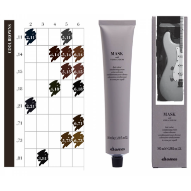 Davines (Давинес) 5,11 Интенсивно-пепельный светло-коричневый Краска для волос ( Mask c Vibrachrom), 100 мл Davines (Давинес) 5,11 Интенсивно-пепельный светло-коричневый Краска для волос ( Mask c Vibrachrom), 100 мл