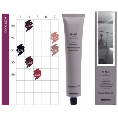 Davines (Давинес) 4,55 Интенсивно-махагоновый средне-коричневый Краска для волос ( Mask c Vibrachrom), 100 мл Davines (Давинес) 4,55 Интенсивно-махагоновый средне-коричневый Краска для волос ( Mask c Vibrachrom), 100 мл