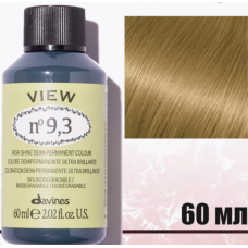 Davines (Давинес)  9,3   Золотистый очень светлый блонд   Деми краска  VIEW 60 мл