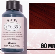Davines (Давинес) 6,66 Интенсивно-красный темный блонд  Деми краска  VIEW 60 мл