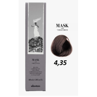 Davines (Давинес) 4.35  Золотисто-махагоновый средне-коричневый Краска для волос ( Mask c Vibrachrom), 100 мл