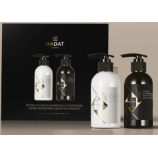 HADAT Cosmetics ( Хадат) - Новогодний набор для увлажнения волос Hydro Nourishing Moisture Set (шампунь 250 мл; кондиционер 250 мл) HADAT Cosmetics ( Хадат) - Новогодний набор для увлажнения волос Hydro Nourishing Moisture Set (шампунь 250 мл; кондиционер 250 мл)
