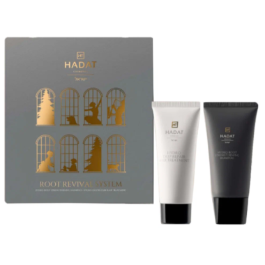Hadat (Хадат)  Набор для роста волос   Root Revival System (шампунь 70 мл + маска 70 мл)