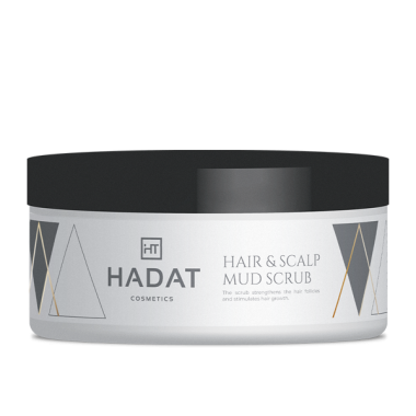 HADAT Cosmetics ( Хадат)  - Очищающий скраб с морской солью для волос и кожи головы HAIR&SCALP MUD SCRAB 300 мл