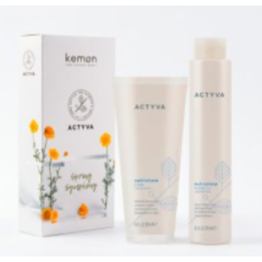 Kemon ( Кемон) - Шампунь + кондиционер Питание нормальных волос  Набор  Набор Actyva Nutrizione 200 мл+150 мл