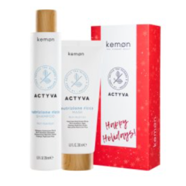 Kemon ( Кемон) - Шампунь+маска Максимальное увлажнение Набор Actyva Nutrizione Ricca 250 мл +200 мл Kemon ( Кемон) - Шампунь+маска Максимальное увлажнение Набор Actyva Nutrizione Ricca 250 мл +200 мл