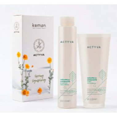 Kemon ( Кемон) - Шампунь+кондиционер для объема Набор Actyva Volume e corposita 250 мл+150 мл Kemon ( Кемон) - Шампунь+кондиционер для объема Набор Actyva Volume e corposita 250 мл+150 мл