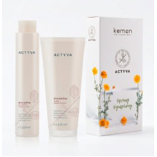 Kemon ( Кемон) - Шампунь+ маска  Гладкость и блеск волос Набор. Actyva Disciplina 250 мл+200 мл