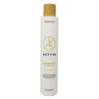Kemon ( Кемон) - Увлажняющий шампунь для волос и тела  Actyva Bellessere Shampoo 250 мл