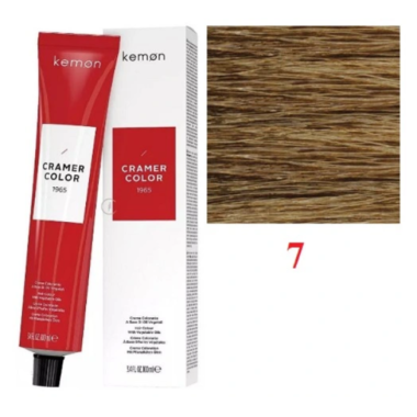 Kemon ( Кемон) -  № 7.  Перманентная крем-краска на основе растительных масел СRAMER COLOR 100мл