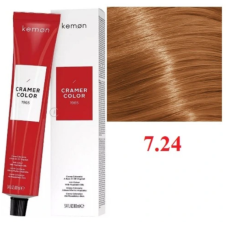 Kemon ( Кемон) -  № 7.24  Перманентная крем-краска на основе растительных масел СRAMER COLOR 100мл