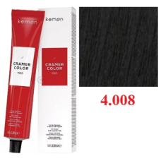 Kemon ( Кемон) -  № 4,008  Перманентная крем-краска на основе растительных масел СRAMER COLOR 100 мл