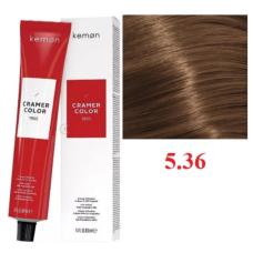 Kemon ( Кемон) -  № 5,36  Перманентная крем-краска на основе растительных масел СRAMER COLOR 100 мл