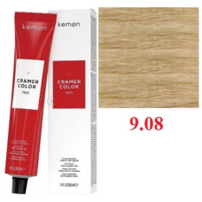 Kemon ( Кемон) -  № 9.08  Перманентная крем-краска на основе растительных масел СRAMER COLOR 100 мл