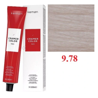 Kemon ( Кемон) -  № 9.78  Перманентная крем-краска на основе растительных масел СRAMER COLOR 100 мл