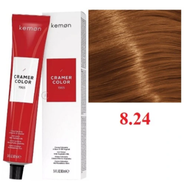 Kemon ( Кемон) -  № 8,24  Перманентная крем-краска на основе растительных масел СRAMER COLOR 100мл