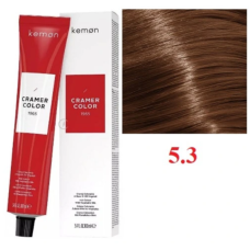 Kemon ( Кемон) -  № 5,3  Перманентная крем-краска на основе растительных масел СRAMER COLOR 100 мл