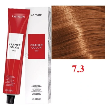 Kemon ( Кемон) -  № 7,3  Перманентная крем-краска на основе растительных масел СRAMER COLOR 100 мл