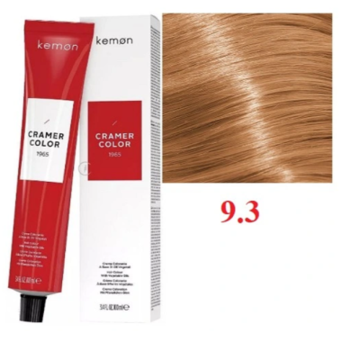 Kemon ( Кемон) -  № 9,3  Перманентная крем-краска на основе растительных масел СRAMER COLOR 100 мл