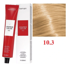 Kemon ( Кемон) -  № 10,3  Перманентная крем-краска на основе растительных масел СRAMER COLOR 100 мл