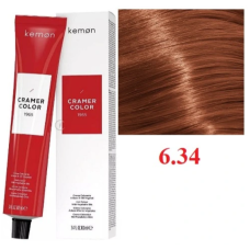 Kemon ( Кемон) -  № 6,34  Перманентная крем-краска на основе растительных масел СRAMER COLOR 100 мл