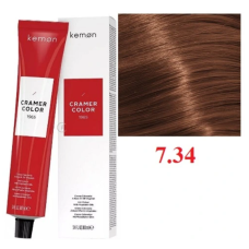 Kemon ( Кемон) -  № 7,34  Перманентная крем-краска на основе растительных масел СRAMER COLOR 100 мл