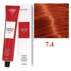 Kemon ( Кемон) -  № 7,4  Перманентная крем-краска на основе растительных масел СRAMER COLOR 100 мл